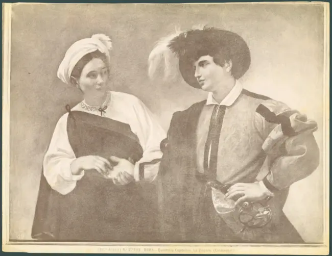 Roma - Quadreria Capitolina. La Zingara. (Caravaggio).