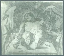 Borgianni Orazio  - inventore/ incisore - sec. XVII - Compianto sul Cristo morto