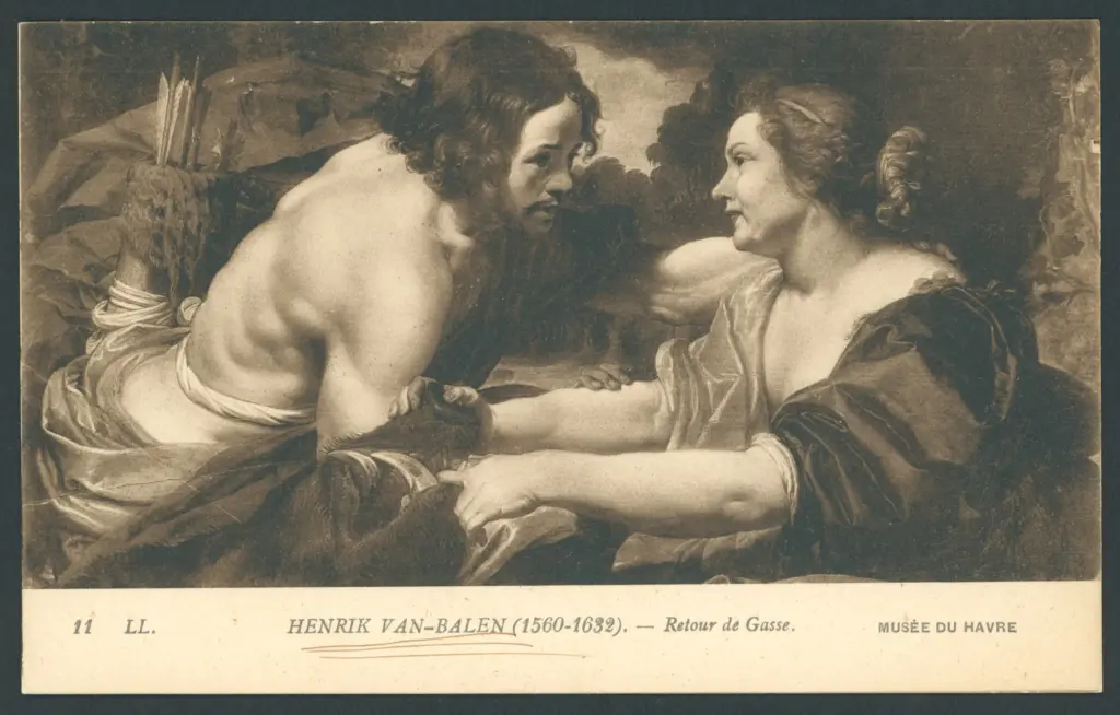 Henrik Van-Balen (1560-1632). Retour de Gasse. Musée du Havre