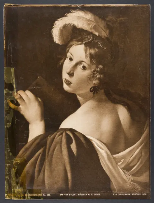 Braunschweig, Gemäldegalerie No. 189. Jan Van Bylert, Mädchen m. d. Laute
