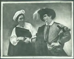 Roma - Quadreria Capitolina. La Zingara. (Caravaggio).