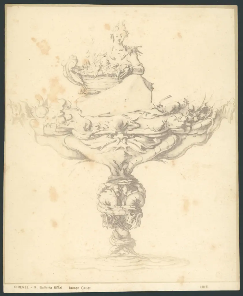 Fontana con vasca e figura femminile