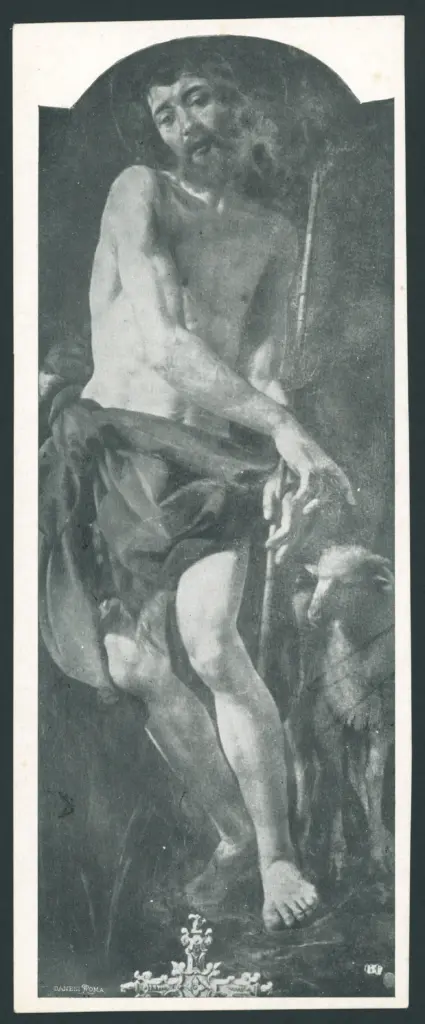 Caracciolo Giovanni Battista (Battistello) - sec. XVII - San Giovanni Battista con l'agnello