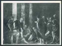 Caracciolo Giovanni Battista (Battistello) - sec. XVII - Cristo lava i piedi agli Apostoli