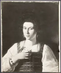 Merisi Michelangelo (Caravaggio) - sec. XVI - Ritratto della cortigiana Fillide Melandroni