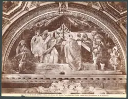 Napoli - Chiesa della Certosa di S. Martino. Terza Cappella a Sinistra. Lunetta con la Circoncisione. (G. B. Caracciolo).
