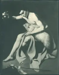 San Giovanni Battista con agnello e fiori