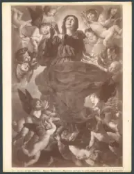 Napoli. (Museo Nazionale) Madonna portata in cielo dagli Angioli; G.B. Caracciolo.