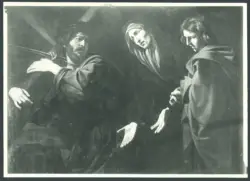 Caracciolo Giovanni Battista (Battistello) - sec. XVII - Cristo incontra la Madonna sulla via del Calvario