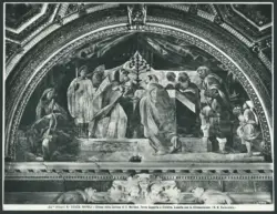 Napoli - Chiesa della Certosa di S. Martino. Terza Cappella a Sinistra. Lunetta con la Circoncisione. (G. B. Caracciolo).