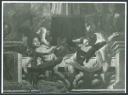 Caracciolo Giovanni Battista (Battistello) - sec. XVII - Gloria di san Luigi Gonzaga