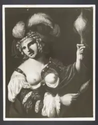 Onfale che fila la lana