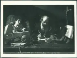 Firenze. Galleria Pitti. S. Girolamo. Maniera del Caravaggio