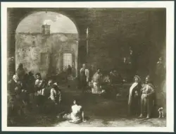 Cerquozzi Michelangelo (Michelangelo delle Bambocciate/ Michelangelo delle Battaglie) - sec. XVII - Giuseppe in carcere interpreta i sogni del coppiere e del panettiere