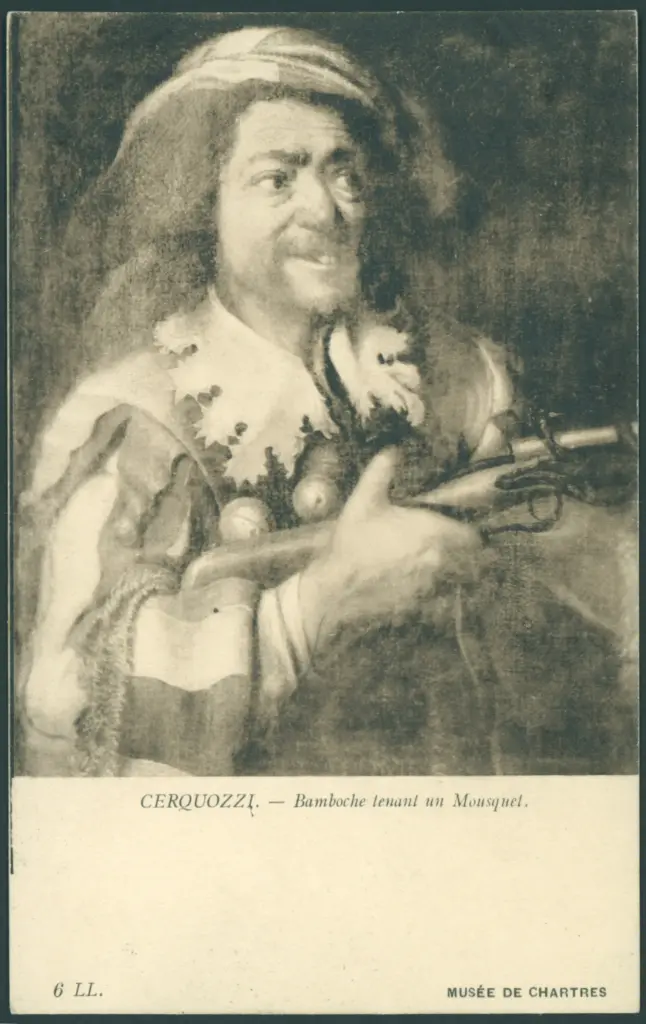 Cerquozzi. - Bamboche tenant un Mousquet.