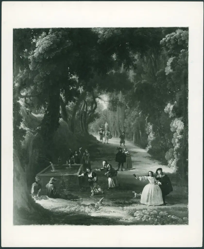 Blind Man's Buff. Claude Lorrain and Pieter van Laer