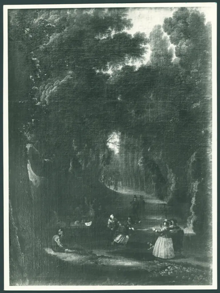 Cerquozzi Michelangelo (Michelangelo delle Bambocciate/ Michelangelo delle Battaglie) - sec. XVII - Gioco della mosca cieca