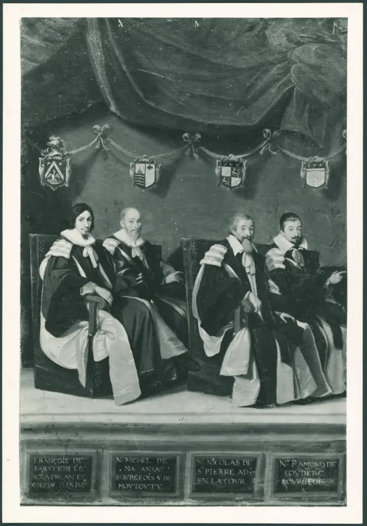 Chalette Jean - sec. XVII - Ritratto di quattro magistrati municipali di Tolosa