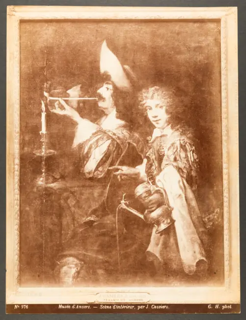 Musée d'Anvers. - Scène d'intérieur, par J. Cossiers.