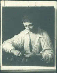 Merisi Michelangelo (Caravaggio) - copia da - sec. XVI - Ragazzo che sbuccia un frutto