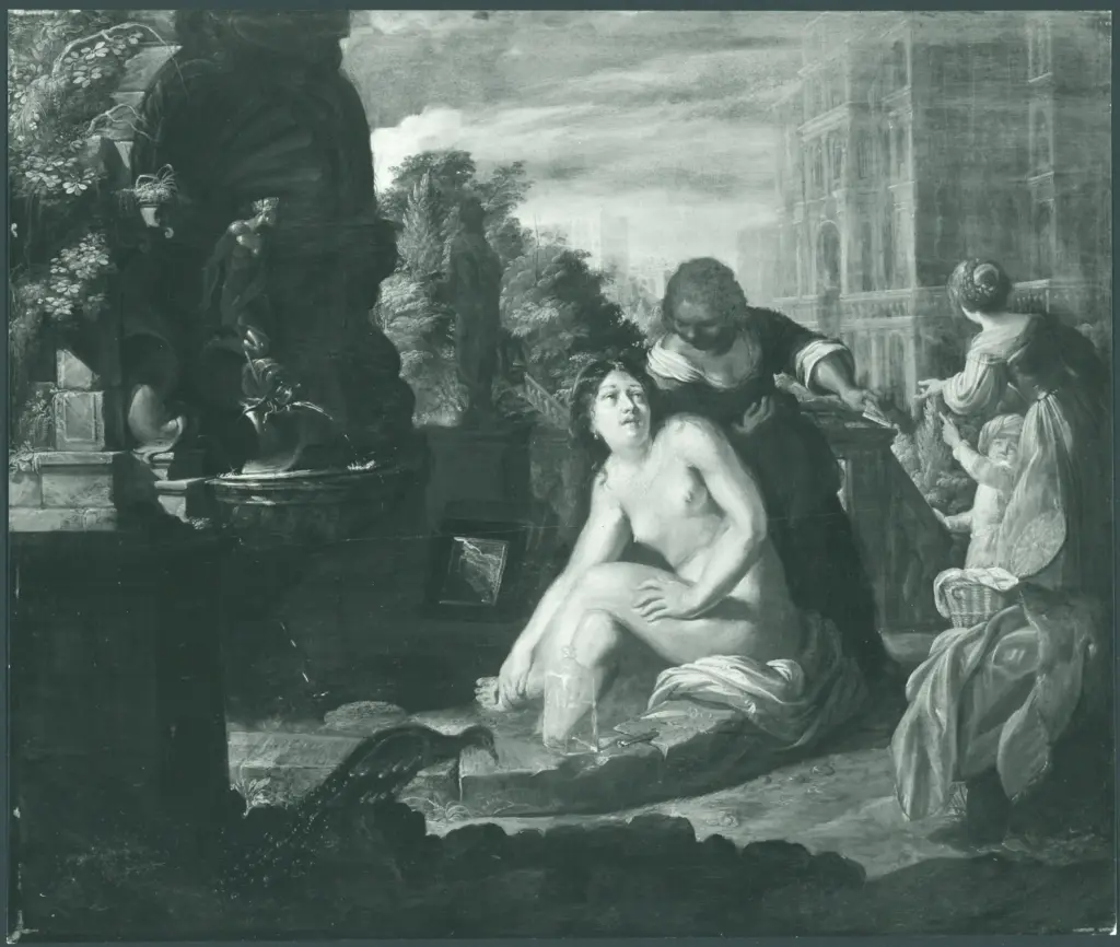 Elsheimer Adam - sec. XVII - Bethsabea al bagno