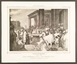 Deutsche Schule. Adam Elsheimer 1578-1620. Paulus und Barnabas zu Lystra - Paul et Barnabas à Lystra