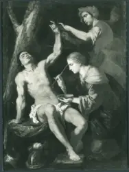 San Sebastiano curato da Irene