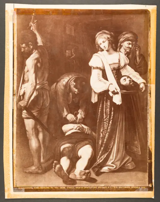 Braunschweig, Gemäldegalerie. Bern. Strozzi, Nach D. Enthauptung Johannes D.T.