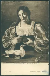 Ritratto di donna con colombe