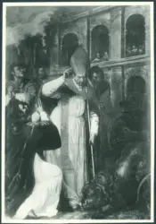 San Gennaro e i compagni gettati nell'arena ammansiscono le belve