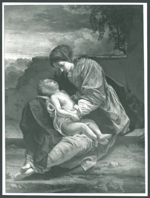 Gentileschi Orazio - sec. XVI/ XVII - Madonna con Bambino