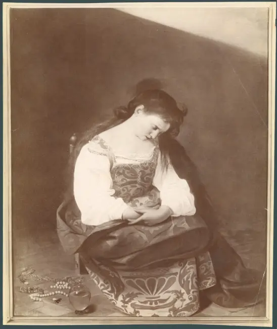 Merisi Michelangelo (Caravaggio) - sec. XVI - Maddalena penitente