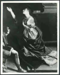 Santa Cecilia e san Valeriano incoronati da un angelo con san Tiburzio