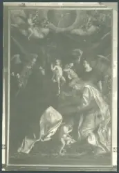 Gentileschi Orazio - sec. XVI/ XVII - Madonna del Rosario con san Domenico e santa Caterina da Siena