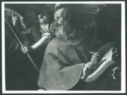 San Girolamo scrivente con un angelo