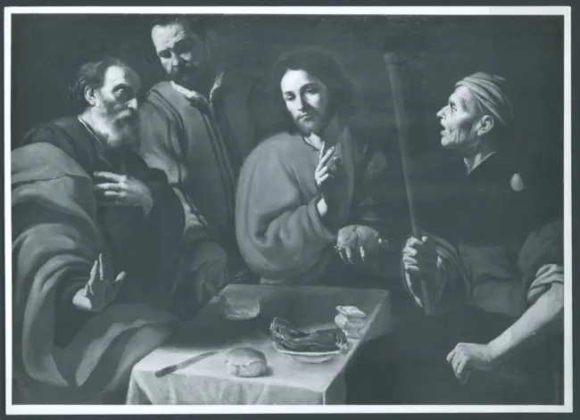 Gramatica Antiveduto (attribuito) - sec. XVII - Cena in Emmaus