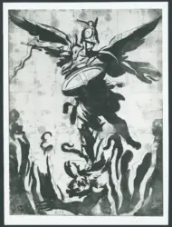 San Michele Arcangelo combatte contro Satana