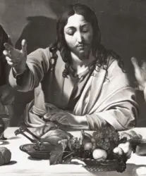 Merisi Michelangelo (Caravaggio) - copia da - sec. XVII - Cena in Emmaus