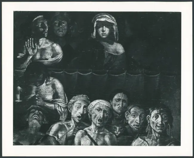 Caroselli (?) Angiolo. Heads - The Audience