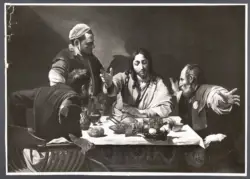 Merisi Michelangelo (Caravaggio) - copia da - sec. XVII - Cena in Emmaus