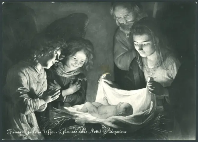 Firenze. Galleria Uffizi (Gherado delle Notti). Adorazione