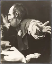 Merisi Michelangelo (Caravaggio) - sec. XVI - Cena in Emmaus