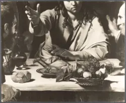 Merisi Michelangelo (Caravaggio) - sec. XVI - Cena in Emmaus