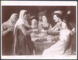 Zingara che legge la mano