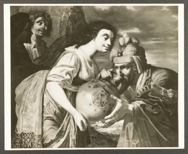 Janssens Abraham (?) - sec. XVI/ XVII - Scena biblica (?)