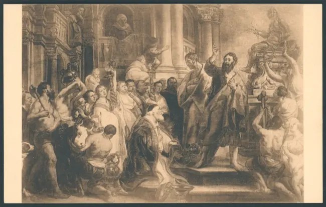 Jordaens. Paul et Barnabé à Lystra.