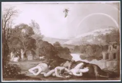 Sacrificio di Noè dopo il diluvio