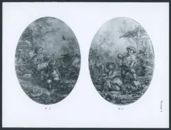 Scene di genere in paesaggi rurali