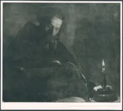 La Tour Georges de - sec. XVII - Santo (francescano?) che legge