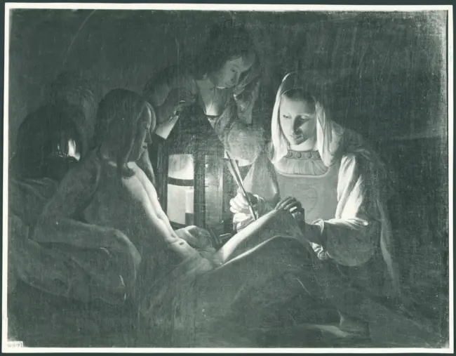 La Tour Georges de - sec. XVII - San Sebastiano curato da Irene